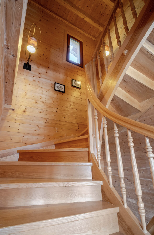 Four-bedroom chalet view