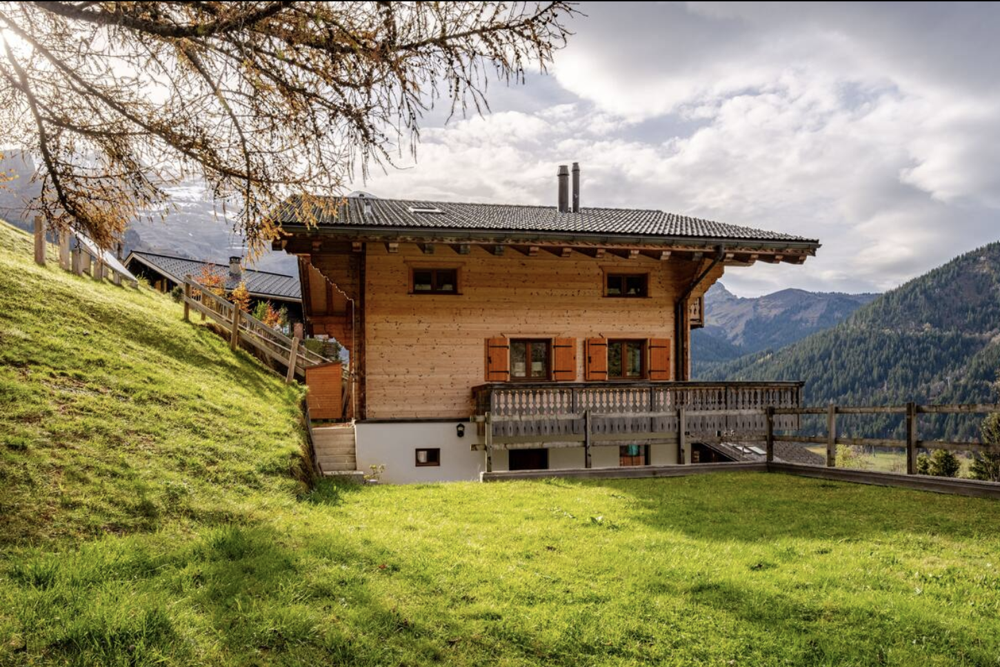 Alpine summer scenery